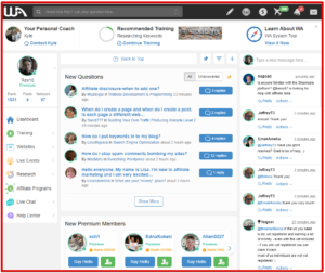 WA dashboard