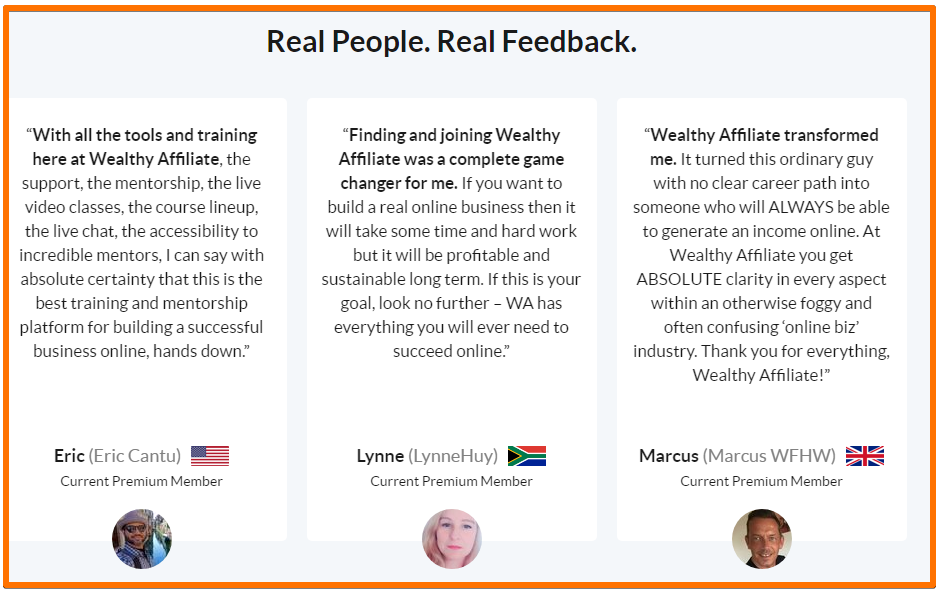 Make money online from hiking - Wealthy Affiliate member testimonials