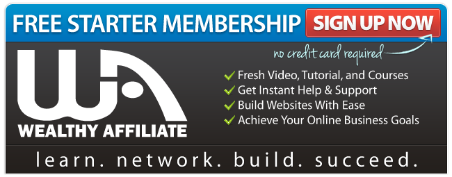 Wealthy affiliate starter membership