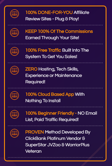 CB Profit Sites features