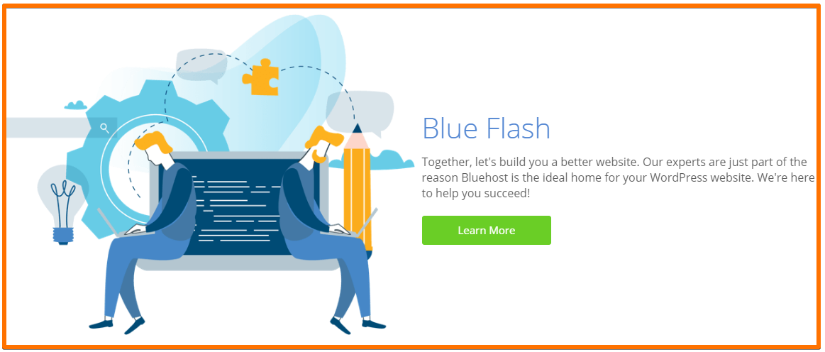 BlueHost Blue Flash