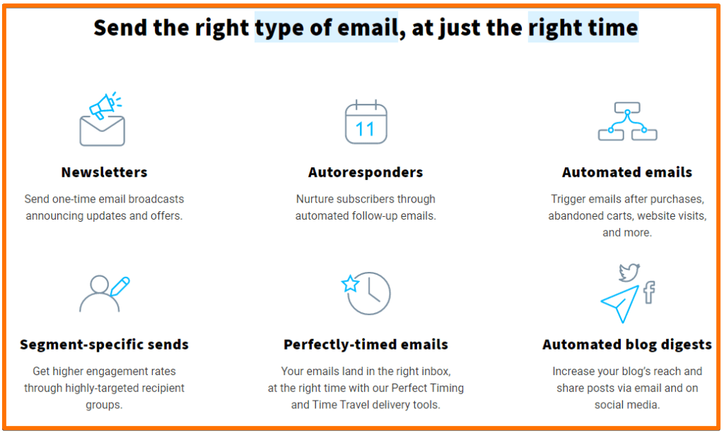 email autoresponder send the right type of email at the right time