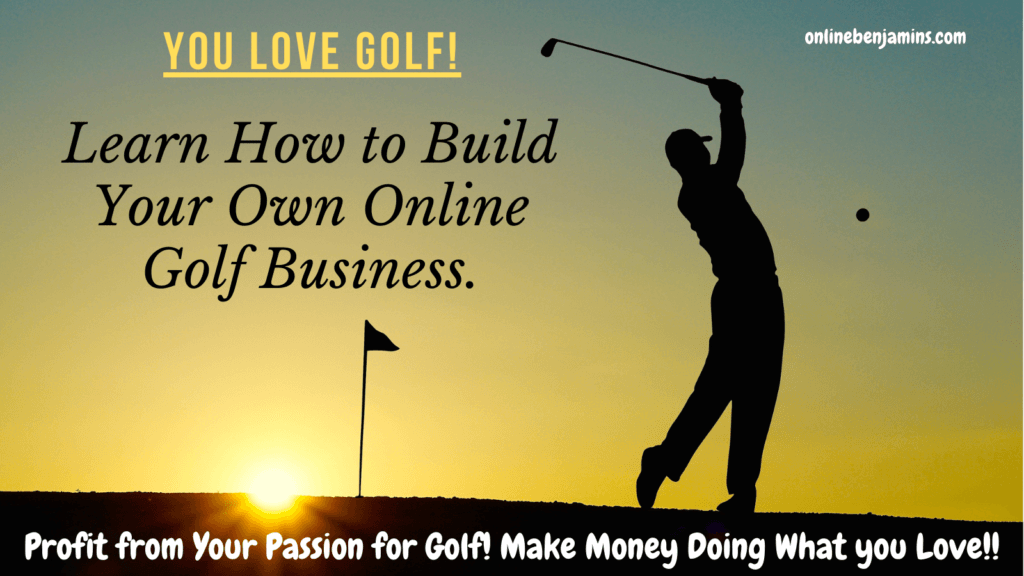 profit from your passion for golf - Teeing off at sunrise