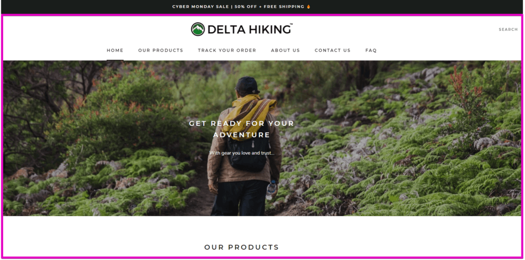 hiking - online hiking business