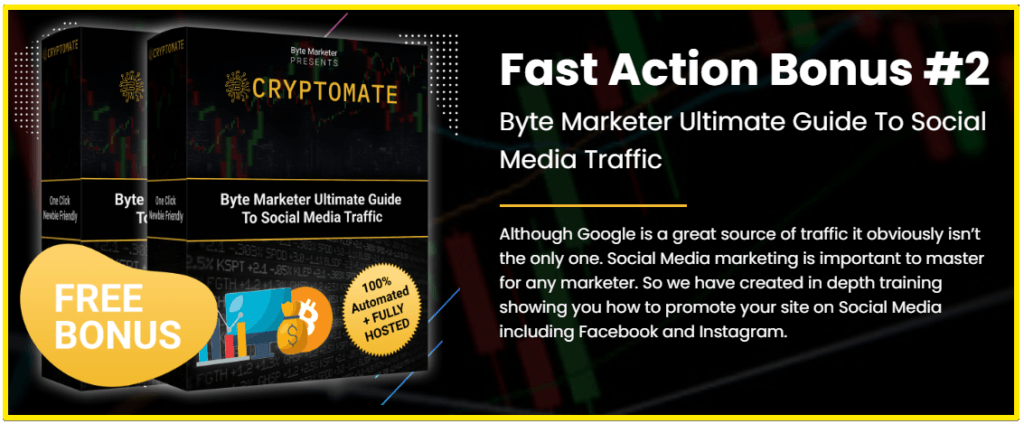 Cryptomate review - fast action bonus #2 guide to social media traffic