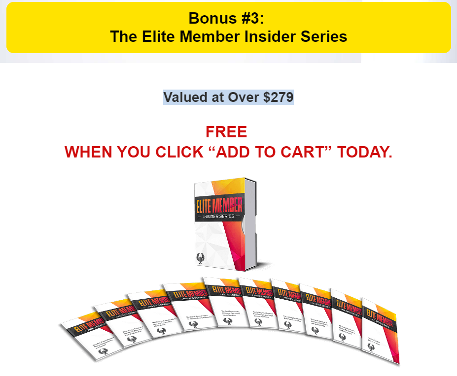 Recession Profits Secrets review - bonue #3 Elite member insider series