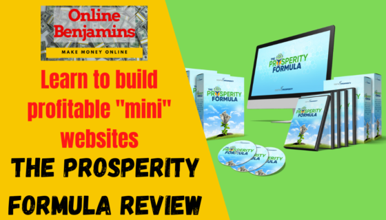 The prosperity formula review