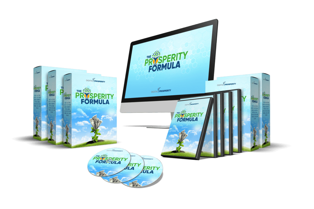prosperity formula review - product packaging and screen shot example
