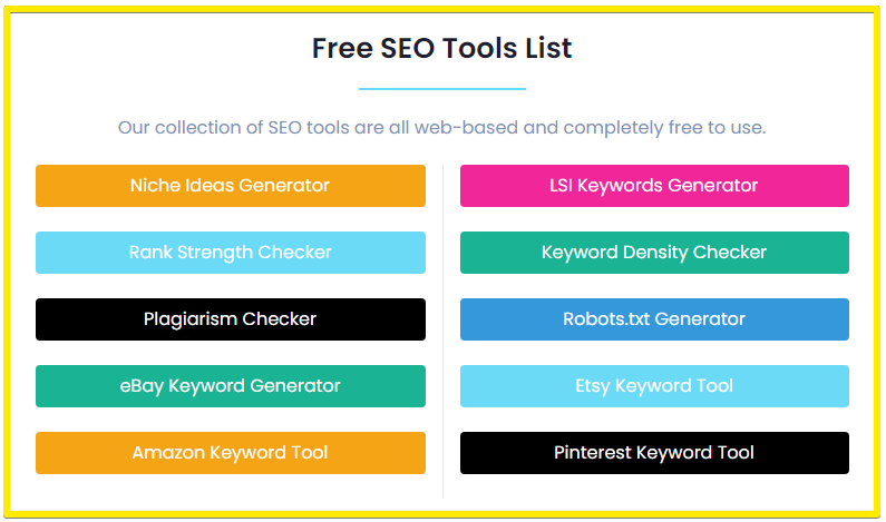 keySearch review - Free SEO tools