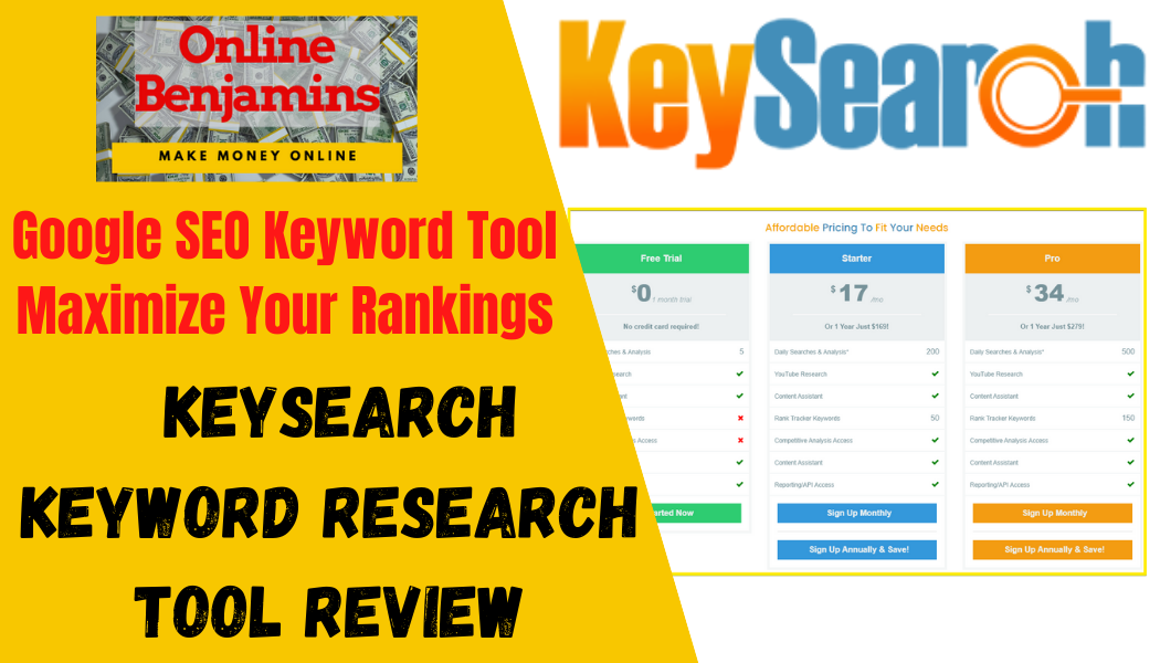 keyword research with KeySearch feature