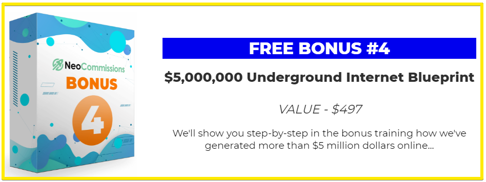 NeoCommissions Free Bonus #4 - $5,000,000 blueprint