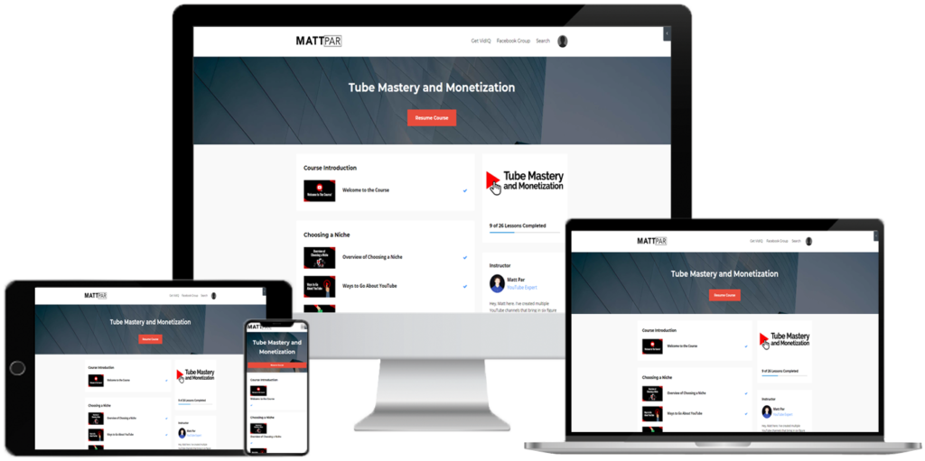 Matt Par's Tube mastery review - product image screen