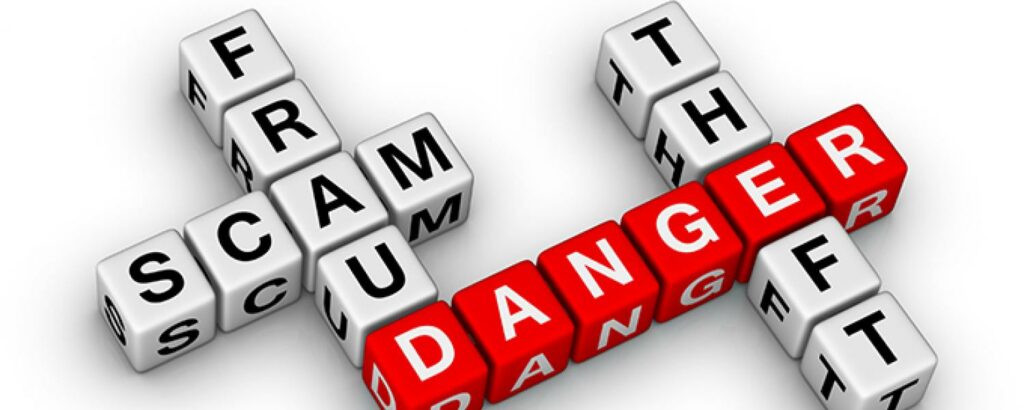 make money from your hobbies - Fraud SCAM Danger Theft sign