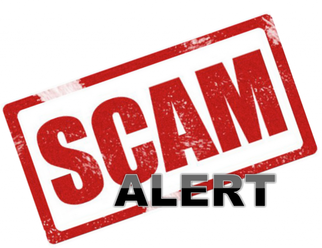 SCAM Alert graphic - make money scams 10 tips to detect and avoid them