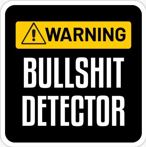 make money scams - warning bullshit detector sign
