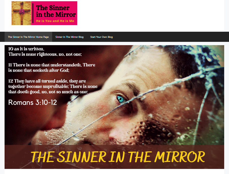 home page image for thesinnerinthemirror.com