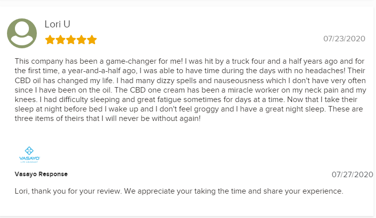 what is Vasayo about - Vasayo customer review 5 out of 5 stars
