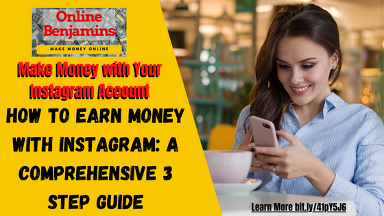 How to earn money with Instagram - Young lady checking her Instagram account