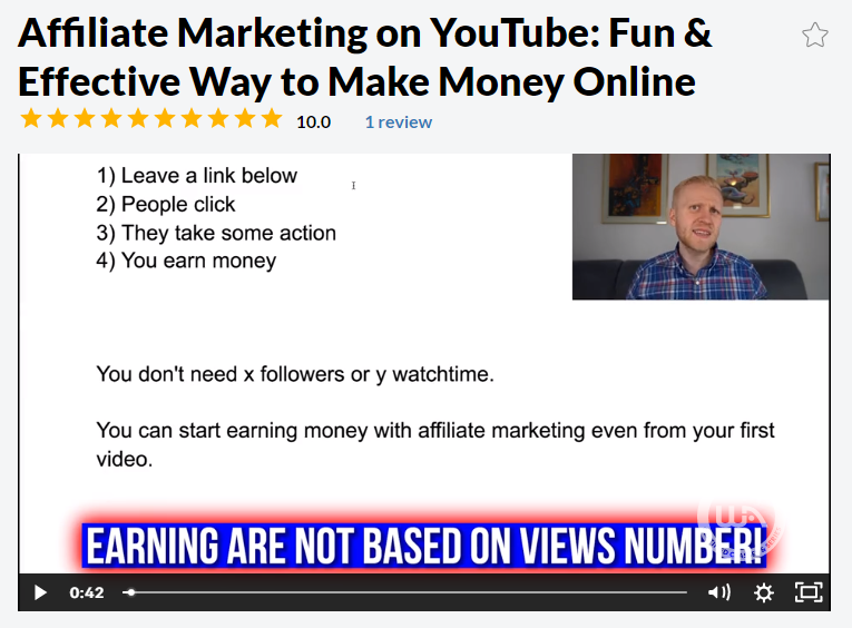 make money with YouTube - Wealthy Affiliate expert class on affiliate marketing with YouTube