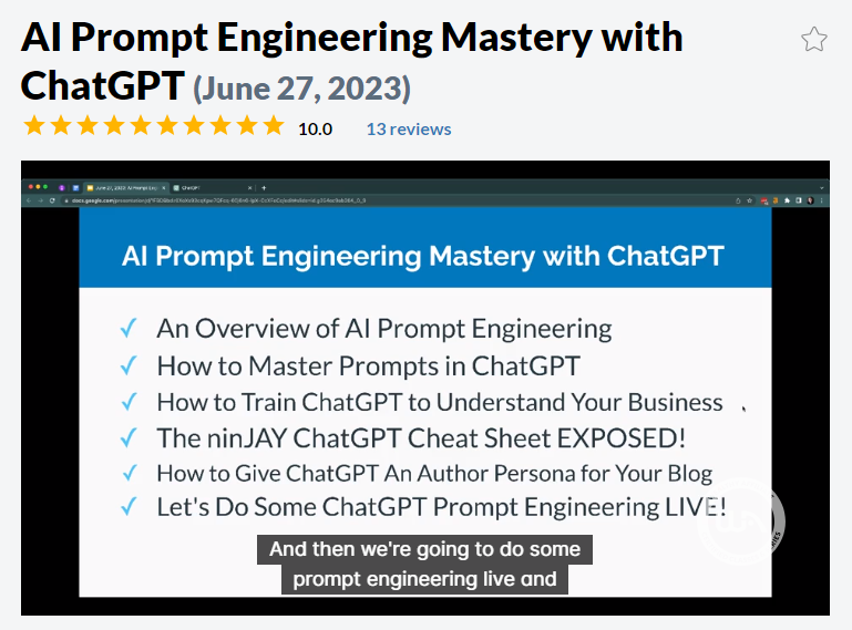 ChatGPT 3.5 Versus ChatGPT 4 - outline of a wealthy affiliate training on AI promp engineering for ChatGPT