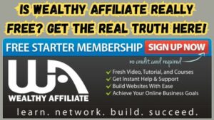 Wealthy Affiliate free starter account banner image