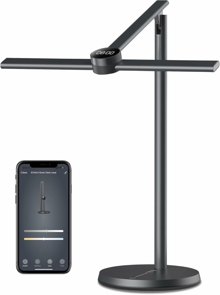 EZVALO Smart Desk Lamp with motion Sensor and remote control.