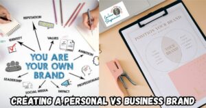 Creating a Personal vs Business Brand featured image.