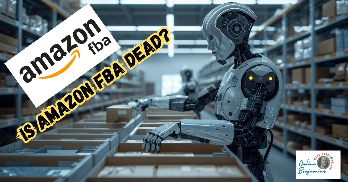 Is Amazon FBA Dead? - image showing a robot sorting boxes in a warehouse.