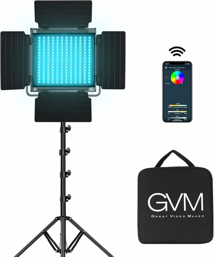 GVM 800D RGB LED Video Light